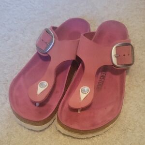 Birkenstock Pink Sandals Size 38 L7